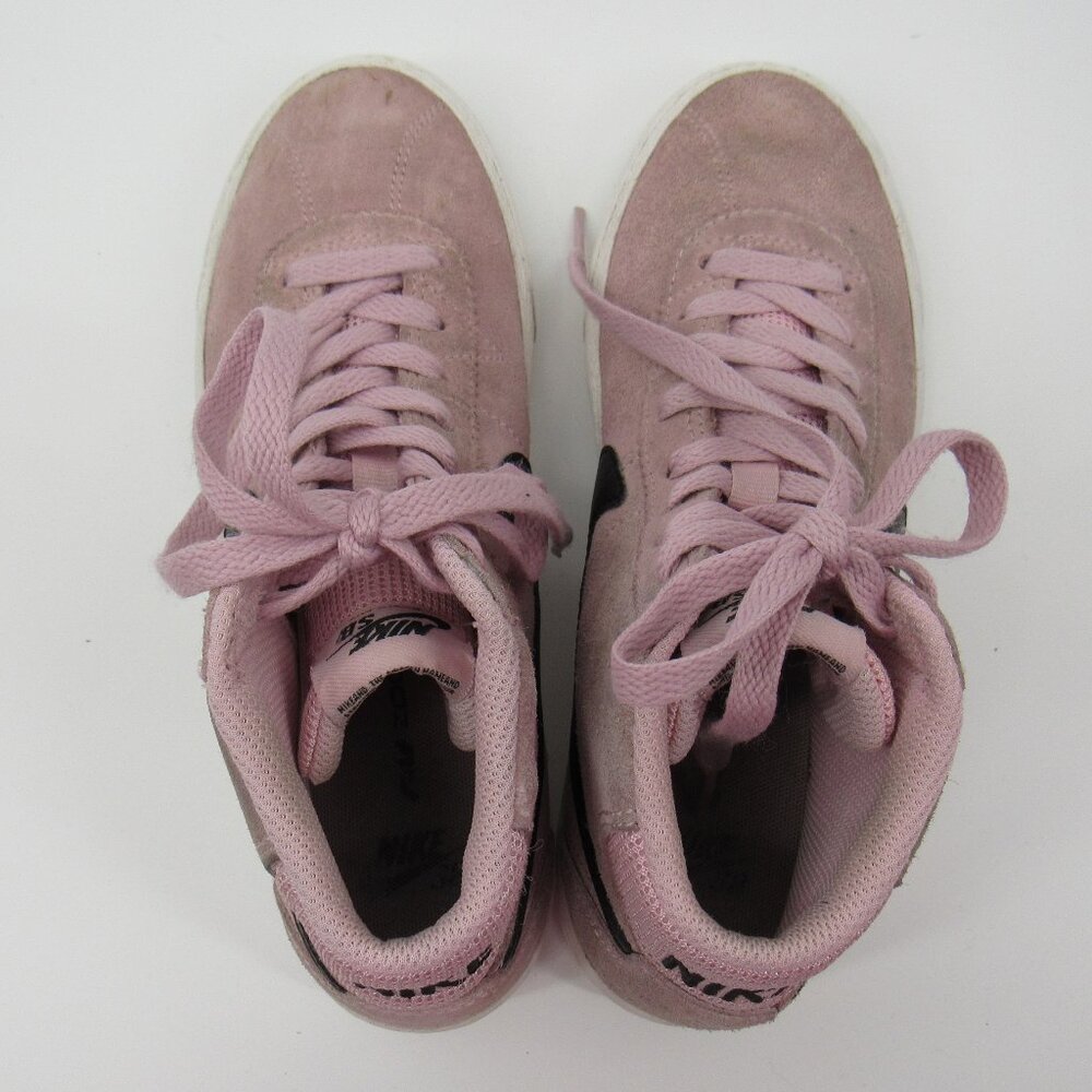Women's Nike SB Bruin High Skate Shoes Medium Soft Pink Suede DR0126-600 Size 6 - Picture 4 of 8